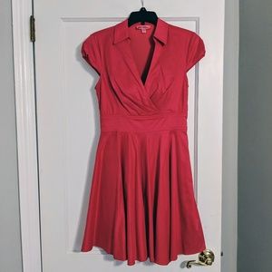 NWOT Betsey Johnson faux wrap dress